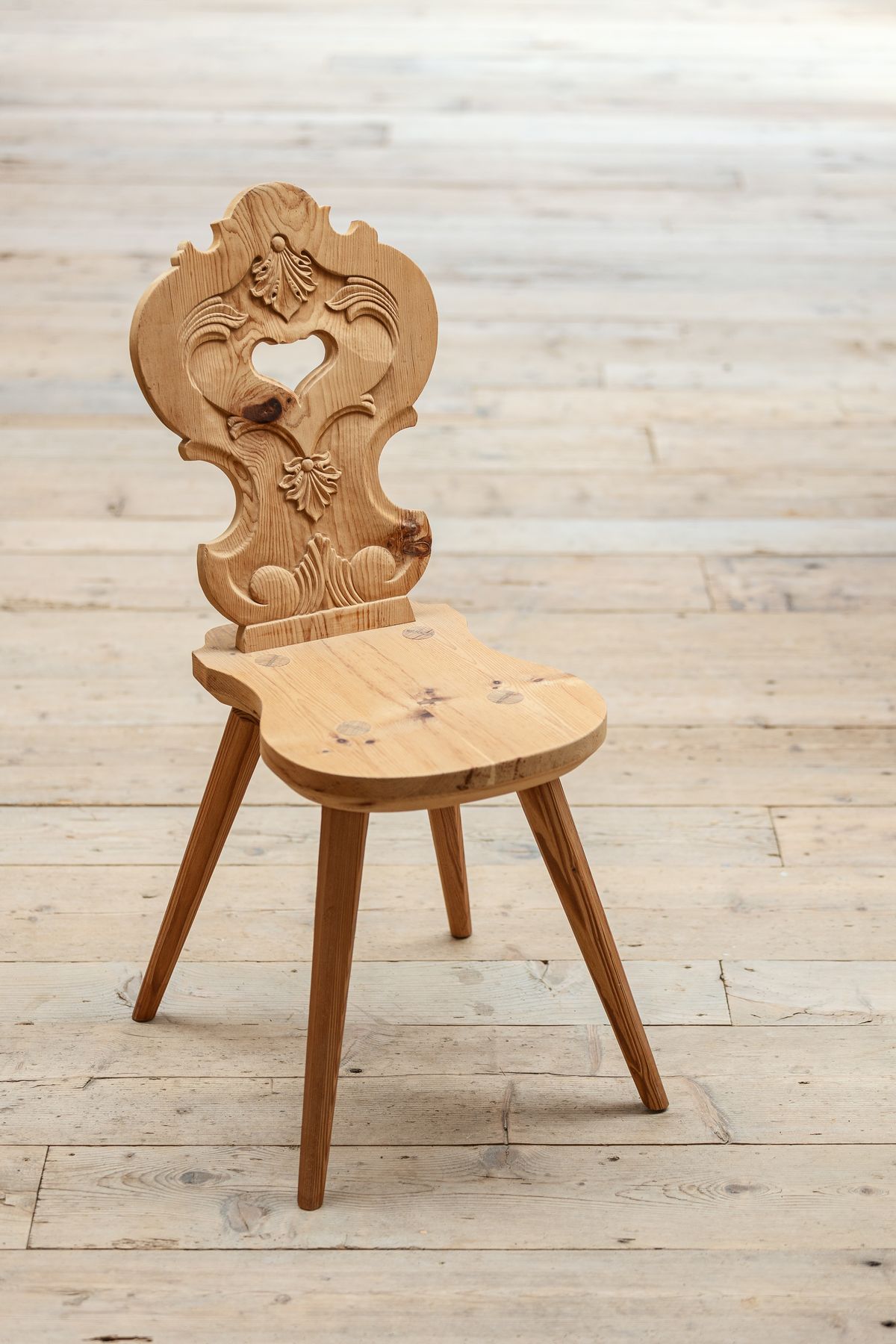 Chair with ornate back